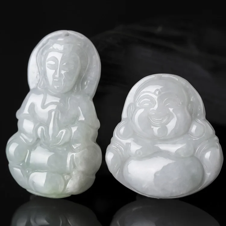 

China Manufacture Natural Mythical Wild Animal Green Stone Emerald Pendant