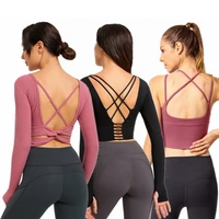 

Hot Sale Workout Running Wicking Sexy Gym Women Yoga Sports Fitness New Model Ladies Vestsports Bra Top Yoga Tops