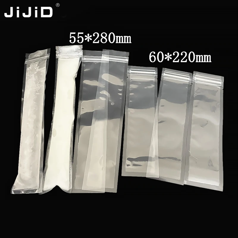 

JiJiD Transparent Plastic Frozen Ice Cream Pop Recycled Biodegradable Popsicle Mold Packaging Bag