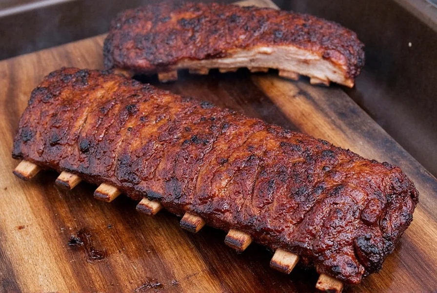Smoked Ribs Final Platter