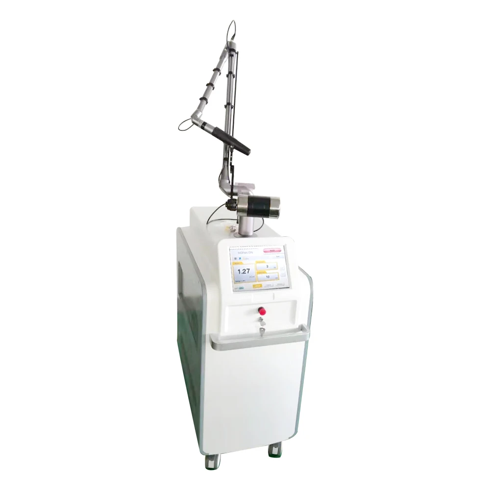 

HONKON Best quality pico laser picosecond laser for sure All Pigment Removal and Tattoo Removal 755nm picosecond, White