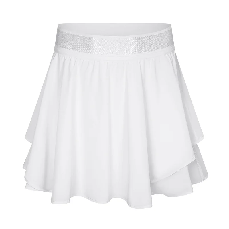 Quick Drying Two-piece Tennis Skirt Anti Glare Yoga Shorts for Women