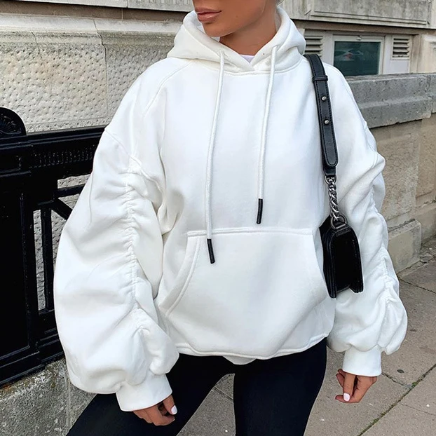 

FS1761D Hot sale Winter women solid colors hoodie casual jacket