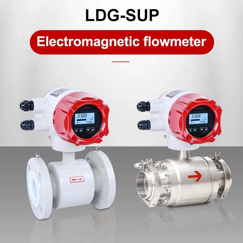 Wastewater Flow Measurement Water Flowmeter For 2 Inch Pipe Sludge Flow ...