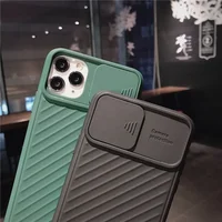 

Creative Camera Protection Phone Case for iPhone 11 Pro Max with Sliding PC Cover for Lens, Soft TPU Anti-skid Shockproof Case