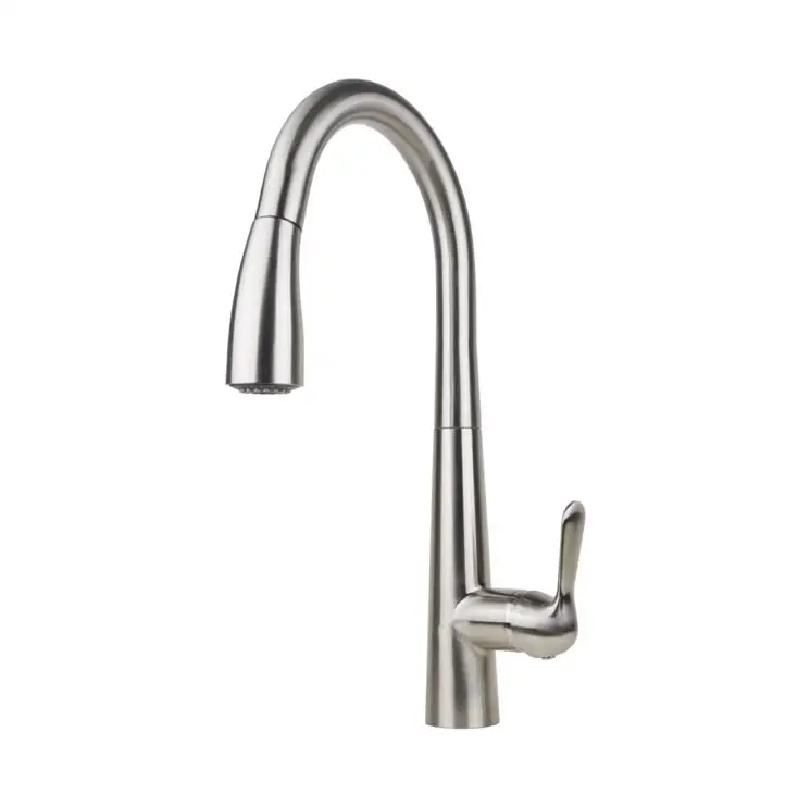 Stainless Steel 304 Pull Down Kitchen Faucet Green Product Fashion Style Brushed