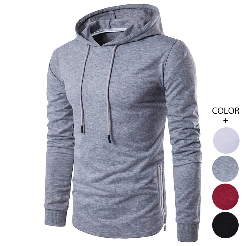 

Men's Long Sleeve Hiking T-shirt Men's Running Training Pullover Hoodie Men's Outdoor Running Sweatshirts, Multi colors