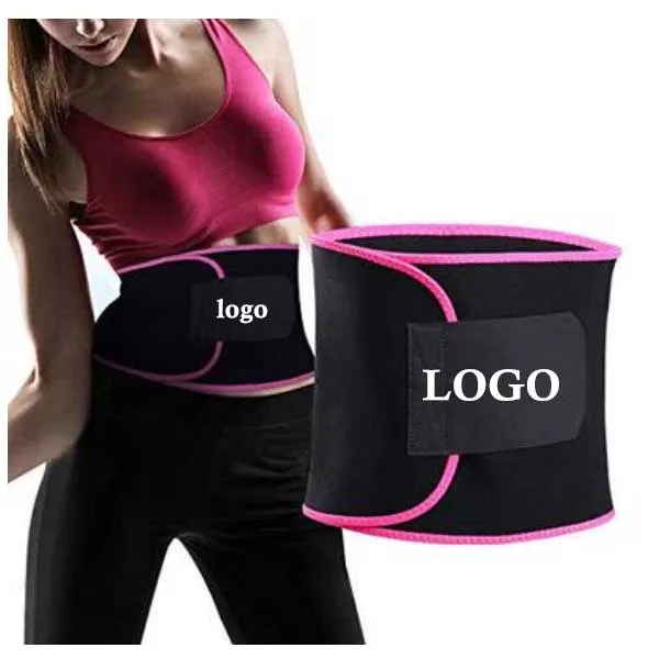 

Low MOQ Custom Logo Weight Loss waist Support Trimmer Private Label Waist Trainer sweat Slimming Belt for Women