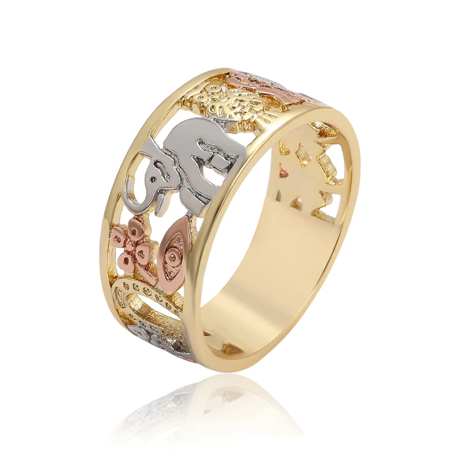 

16343 Xuping 2020 fashion new arrival elephant gold plated color ring for women
