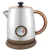 0.8L household appliances Retro Wood Grain small electric water Kettle hot plate coffee drip