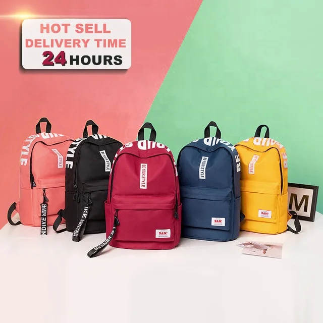 

New Design casual luxury Durable Teenager Wholesale Smell Proof Plain Lightweight Young Anti Theft Men Polyester school bags, Customizable