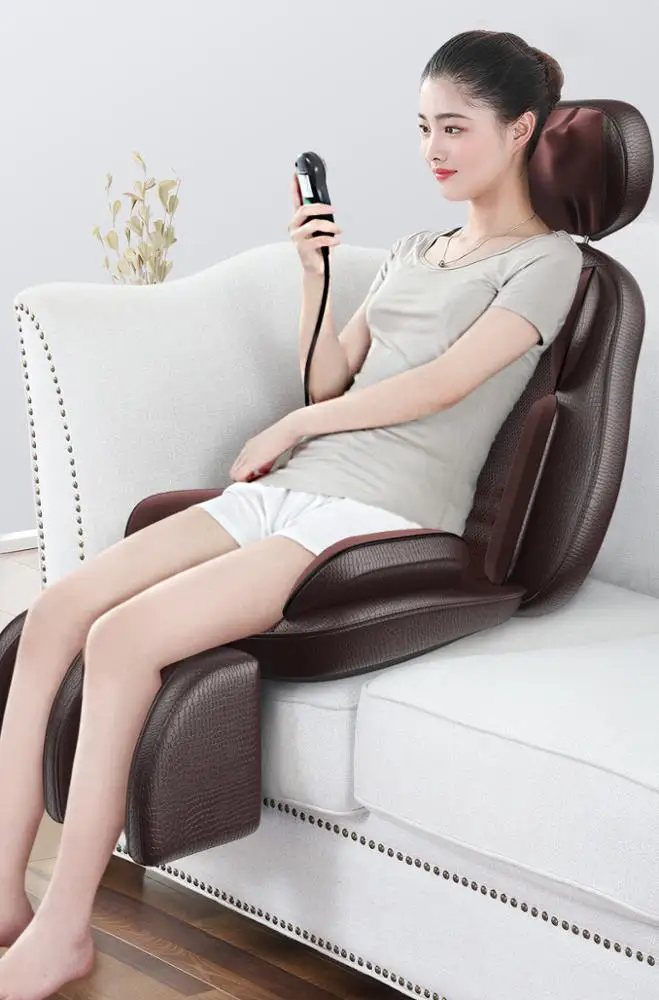 2021best Factory Wholesale Full Body Shiatsu Kneading And Tapping Comfortable Massage Cushion