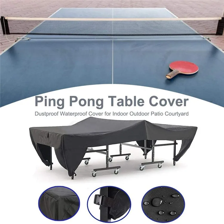 Quick Delivery Direct Sales Uvproof Pingpong Table Cover Foldable