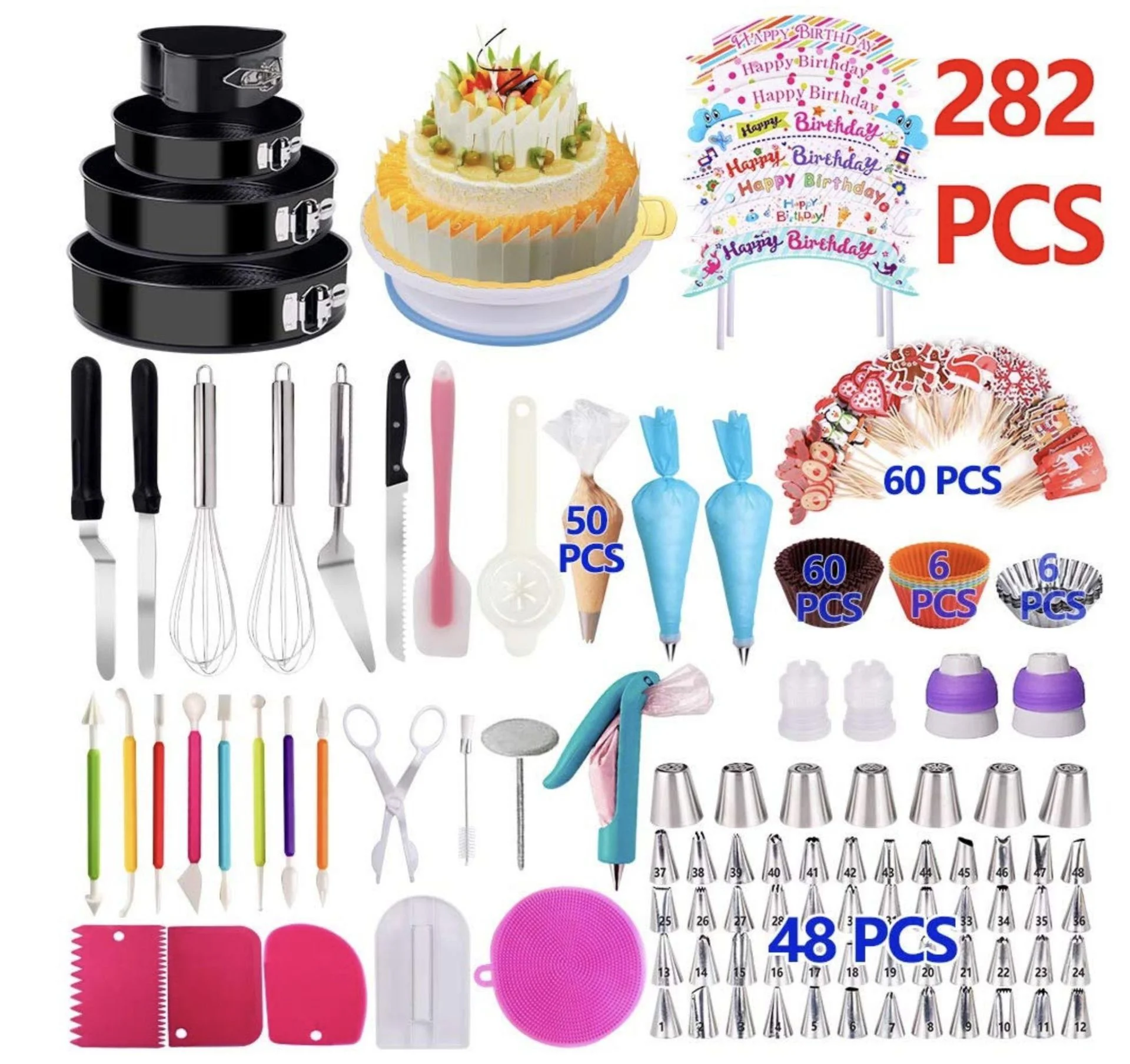 

Hot-selling cake bakeware rotating set baking tool supplies set