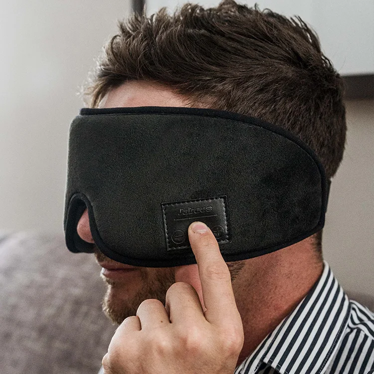 

Comfortable Napping Eye Mask 5.0 Head Phone with Bluetooth Headband Wireless Music Sleep Earphones Sleeping Earbuds