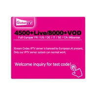 

Hot Sell France &Arabic Channels global IPTV 4500+LIVE/8000+VOD IPTV Channels Reseller Panel support free test 24 hours