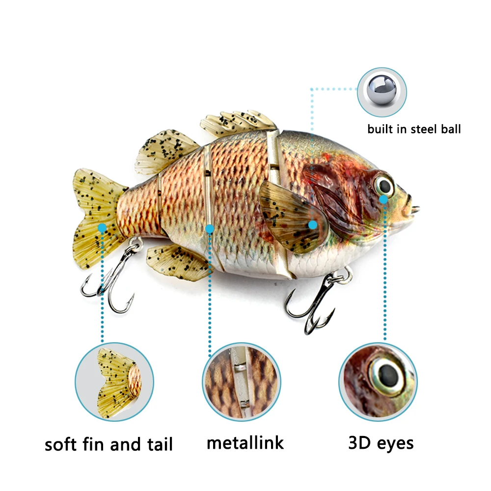 

Fishing lure artificial plastic fishing bait for pike jig bait bass pesca crankbaits fishing tackle, Lifelike colors, any color you want