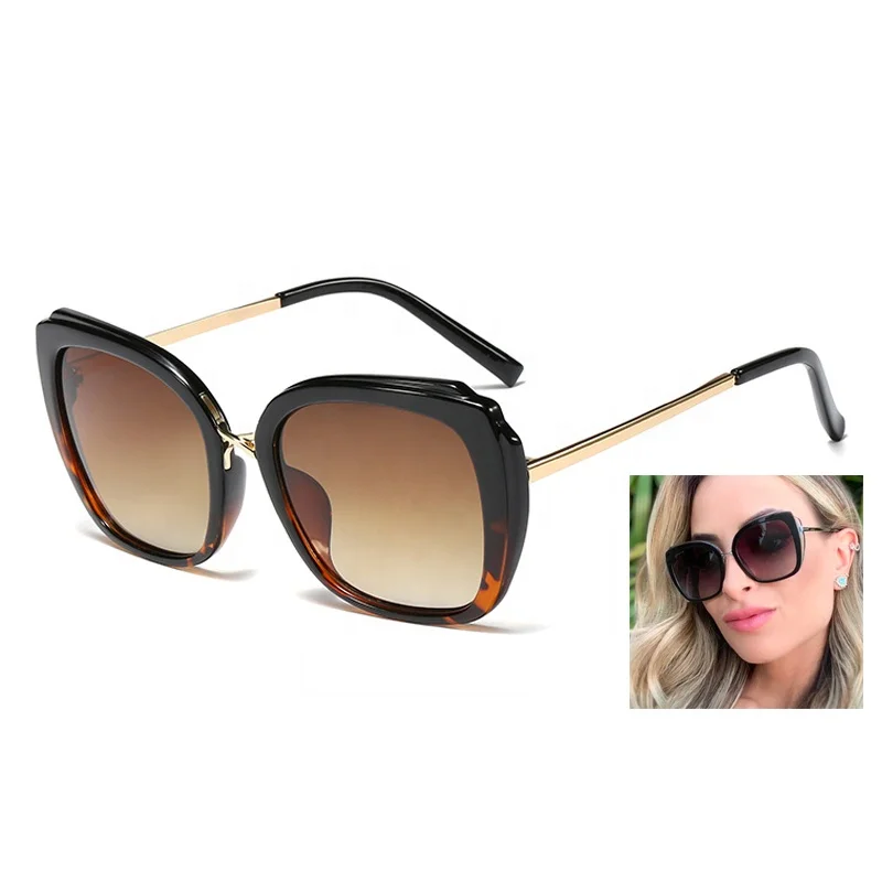 

Amazon fba support new arrival high fashion gradient pc lens girls luxury sun shade glasses sunglasses women