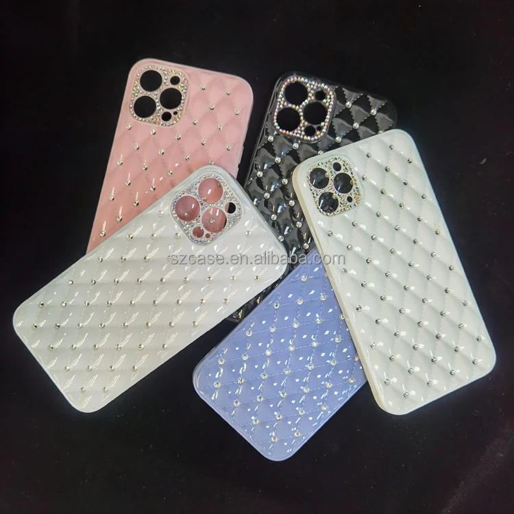 

Best Price Bling Diamond Camera Protection Cover with Soft Microfiber Cloth TPU Mobile Cell Phone Case For Iphone Xs Max