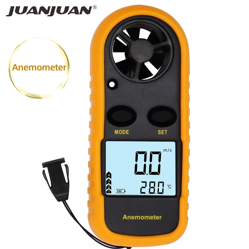 Gm816 Digital Anemometer Wind Speed Meter Tester Air Velocity Airflow ...