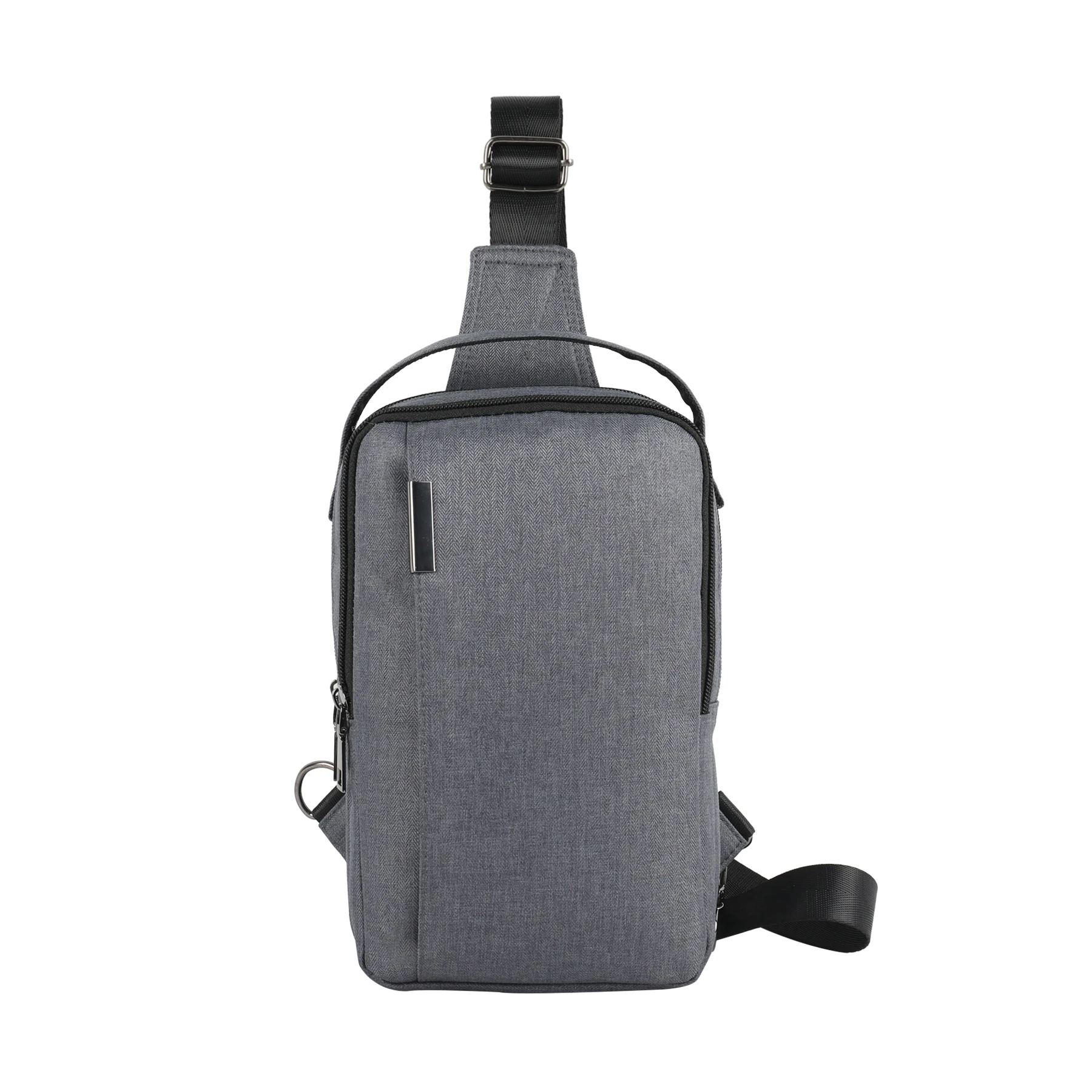 

Latest Fashionable Design Camouflage High Quality Canvas Sling Bag Crossbody Chest Bag, Grey,black