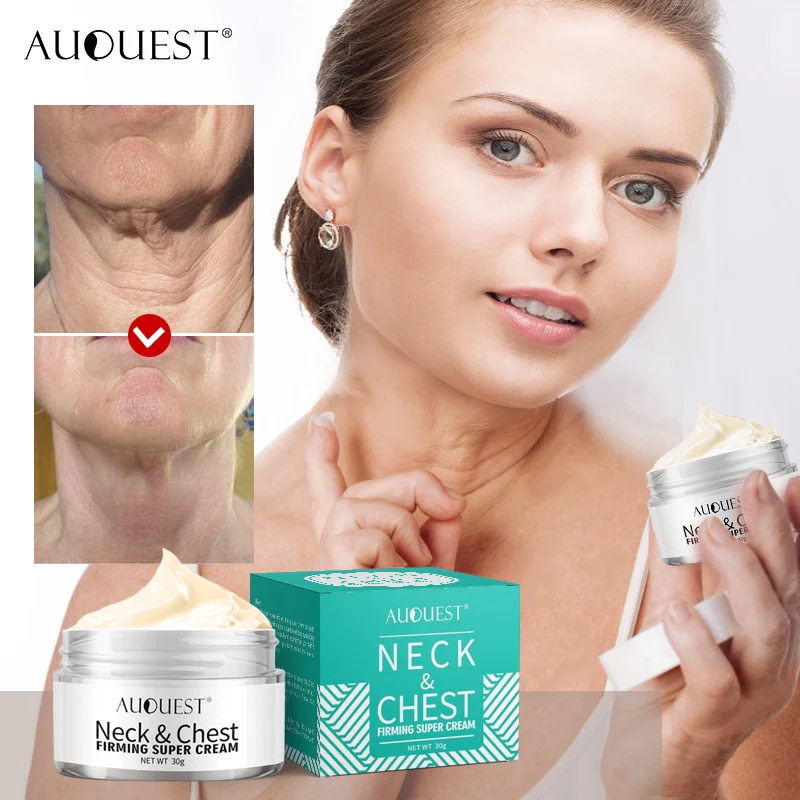 

Auquest Wholesale Moisturizing Super Firming Lifting Wrinkle Removal Anti Aging Neck Chest Cream, Yellow