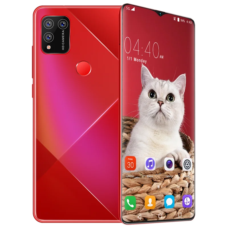 

NO MOQ 6.7 inch s30 $90 DHL7 day Screen Android phone 128TB Wifi camera GPS mobile phone ten core 4G smart phone, Black blue white