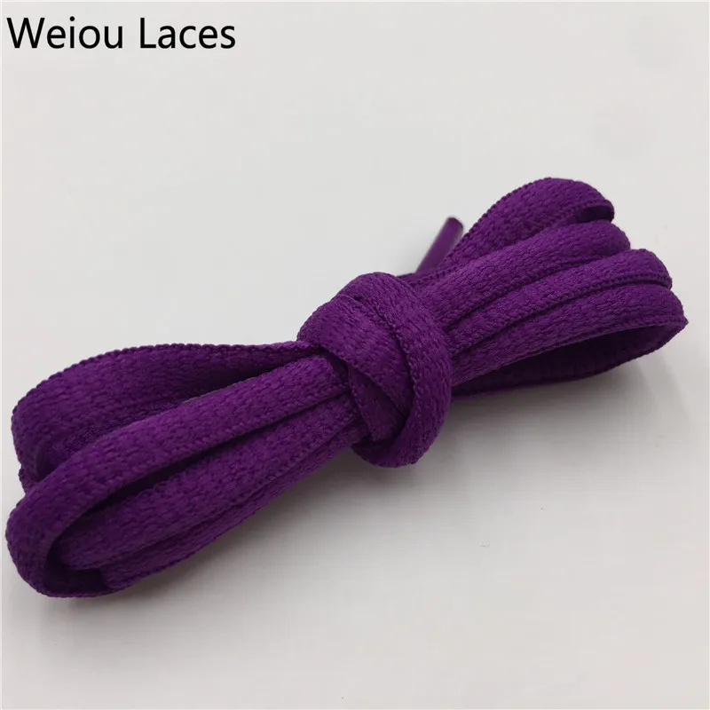 

2021 Weiou New Release Purple Oval Rope Lace For Boot Shoes No tie Shoelaces