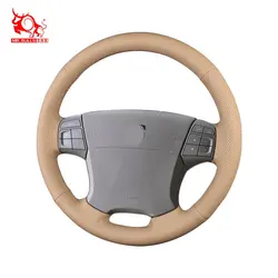 car accessories car steering wheel cover leather f