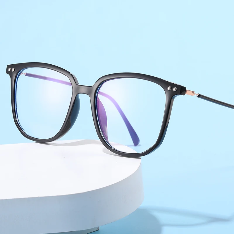 Blue Light Blocking TR90 Optical Glasses for Men Computer Protection Eyeglasses Frame with AC Lens Material