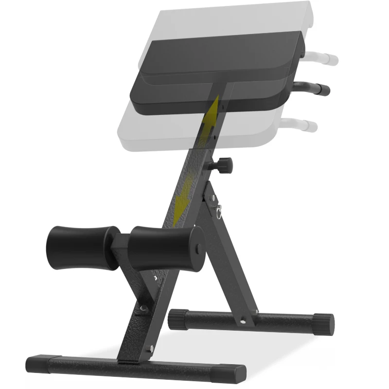 

Hot selling gym equipment commercial fitness foldable roman chair fold curl