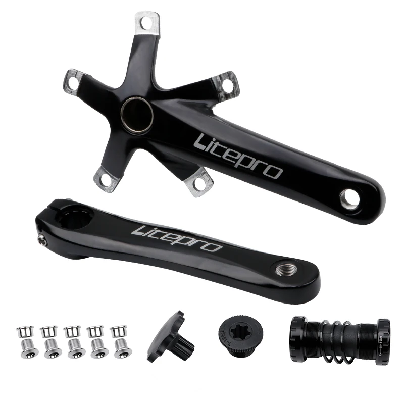 

Litepro folding bike road bike modified single disc BCD130mm BB bottom bracket BMX bicycle crank sprocket