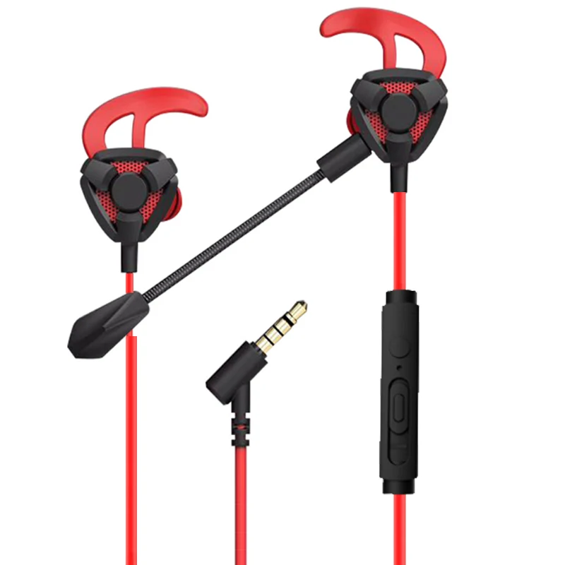 

G9 wired gaming headset in ear earhook gaming headphone with mic for ps4 pc mobile phone