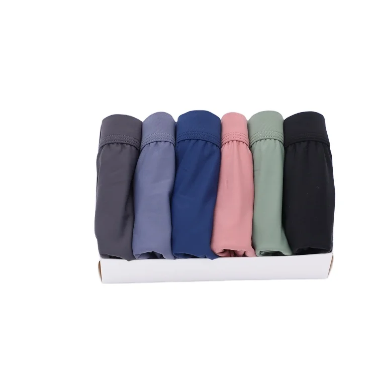 

Boxers Men's Underwear Bonded Soft Stretch Boxer Briefs 2021 Customized Logo Wholesale Ice Silk with Printing Boxer Shorts