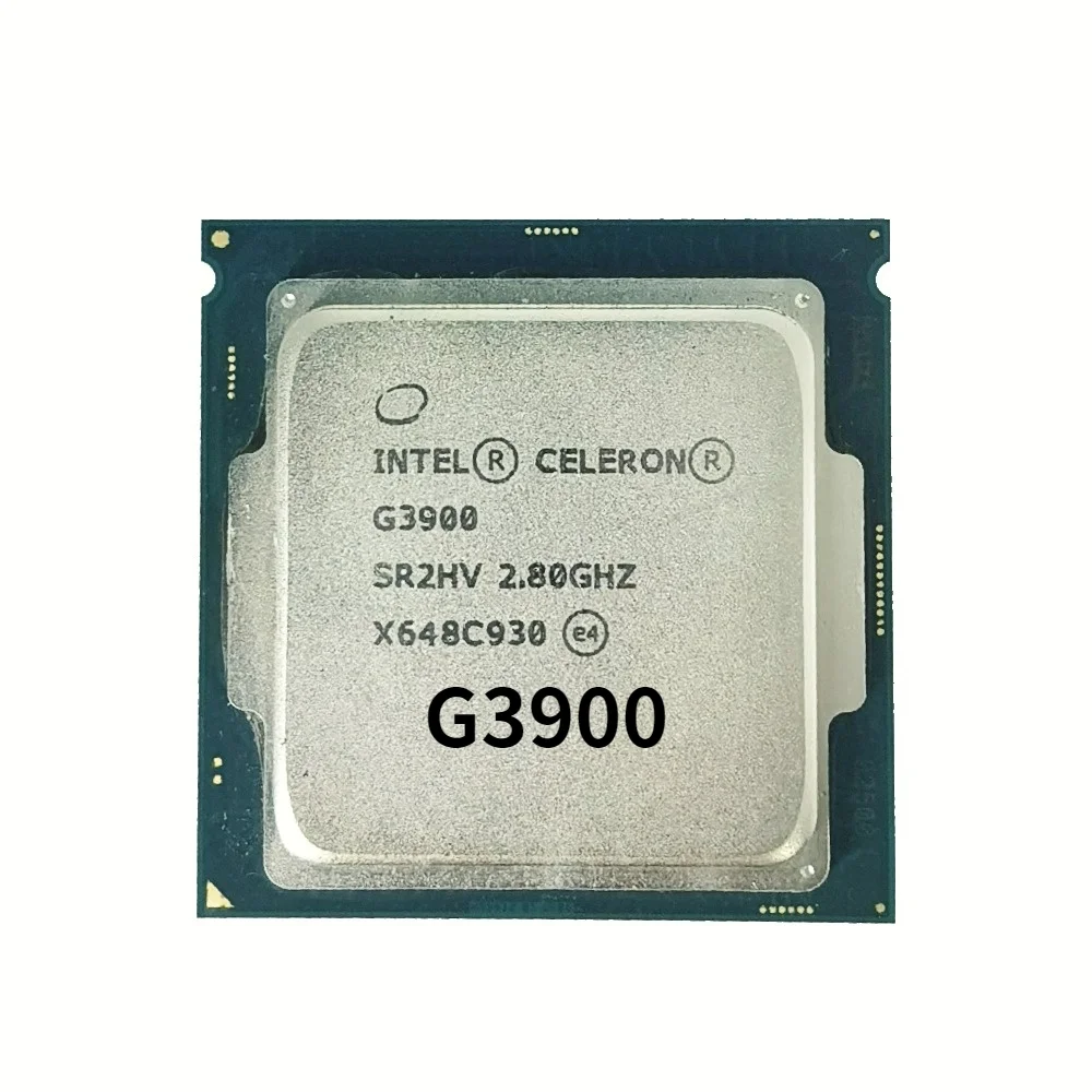 

used Intel Celeron G3900 Processor 2MB Cache 2.80GHz LGA 1151 Dual Core Desktop PC CPU