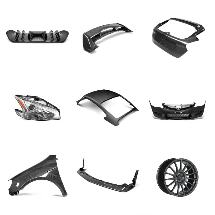 Custom ABS Plastic Prototype Parts CNC  Car Bumper Prototyping With RIM Techniques