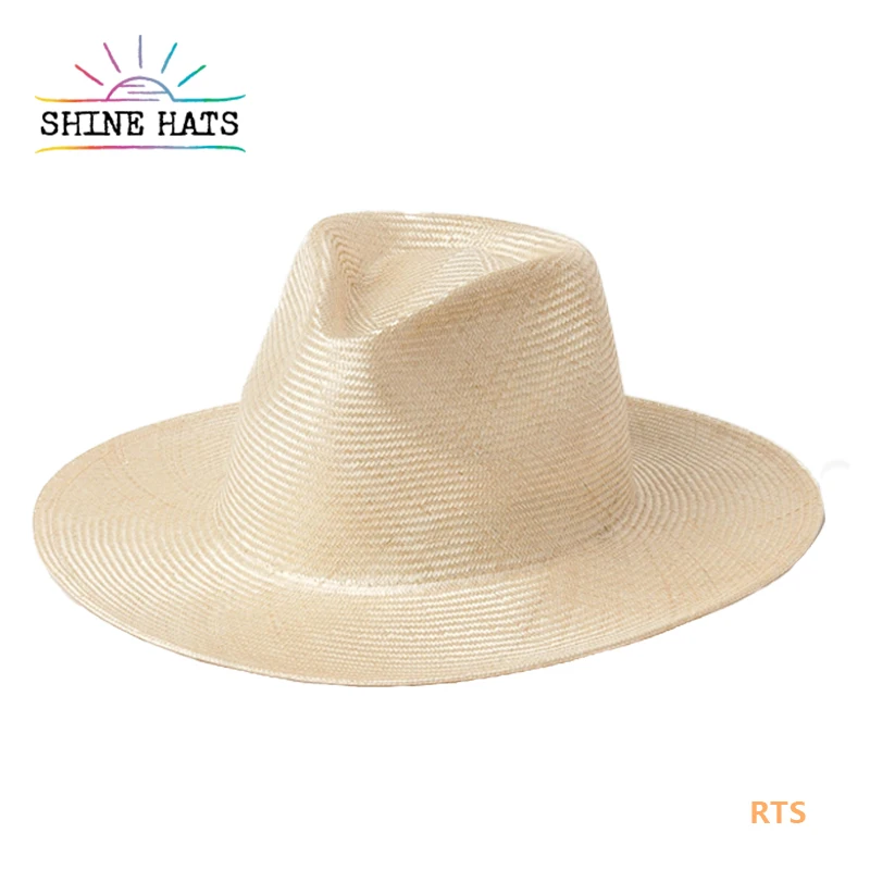 

2021 Free Wholesale Ventage Custom Sun Sombreros Beach Panama Straw Hat Lady Womens Femme Chapeau Wide Brim Women Shine Hats