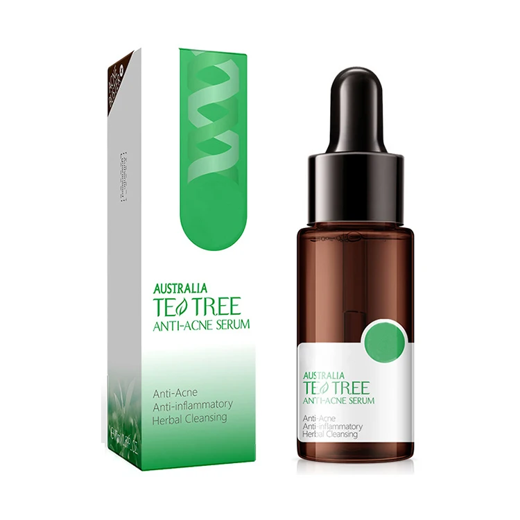 

Natural Organic Pore Refining Serum Tea Tree Oil Control Shrink Pores Minimizer Anti Acne Serum