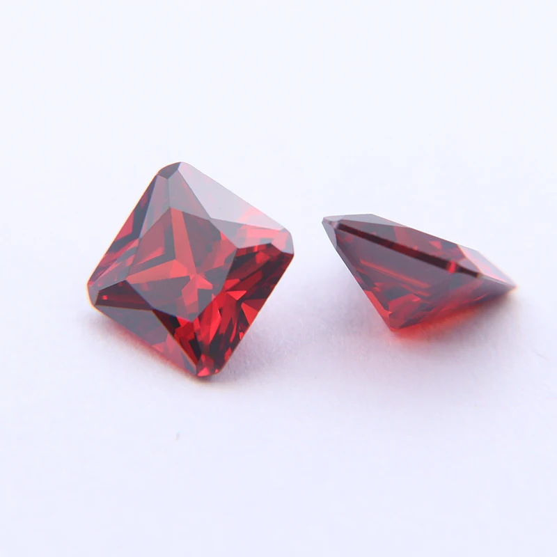 

Garnet Cushion Cubic Zircon High Quality Stones Big Discount