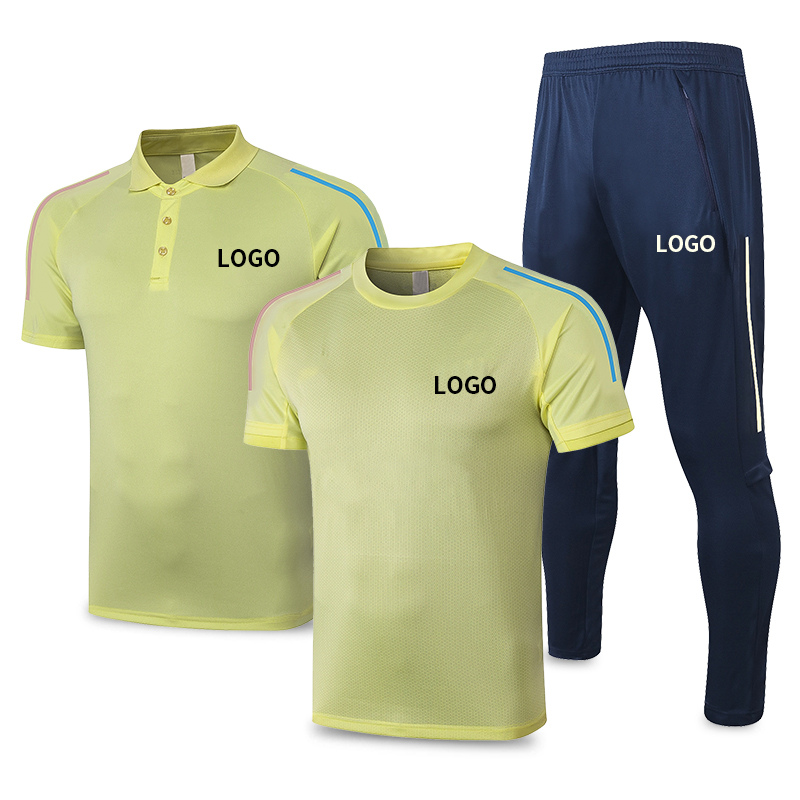 

Men's loose and quick-drying outdoor morning running sportswear workout clothes gym two-piece training suit, Picture shown