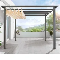 

Topwindow Aluminium Rotating Blades Retractable Bioclimatic Motorized Waterproof Canopy Aluminum Garden Pergola