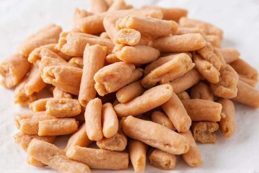 Close-up view of various cinnamon candy types including red hots, fireballs, and cinnamon imperials arranged on a wooden table