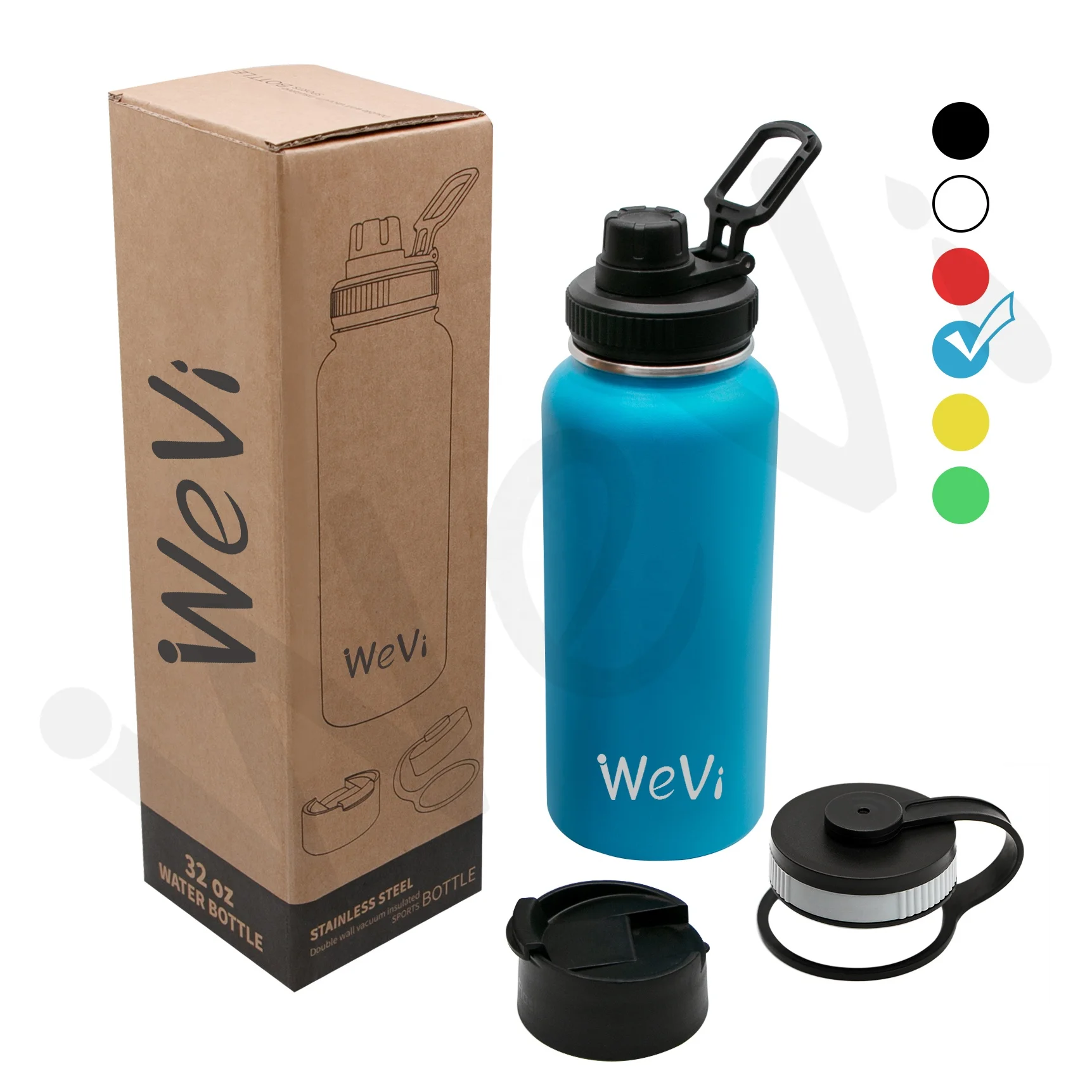 eco friendly double wall vacuum insulated stainless steel hot drink bottles custom metal sports water bottle
