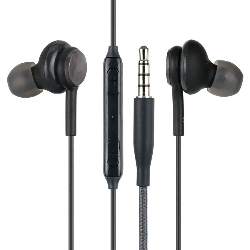 

Wired Headphones Super Bass 3.5mm In-Ear Earphones Headset Hands Free Earbuds with Mic For Xiaomi iPhone Samsung S4 S5 S6 S7 S8, Black