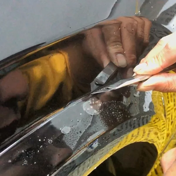 
Variable transparency film for car 