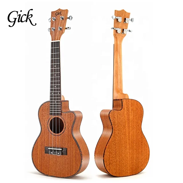 

23 Inch Cutaway Mahogany Ukulele, Color as shown