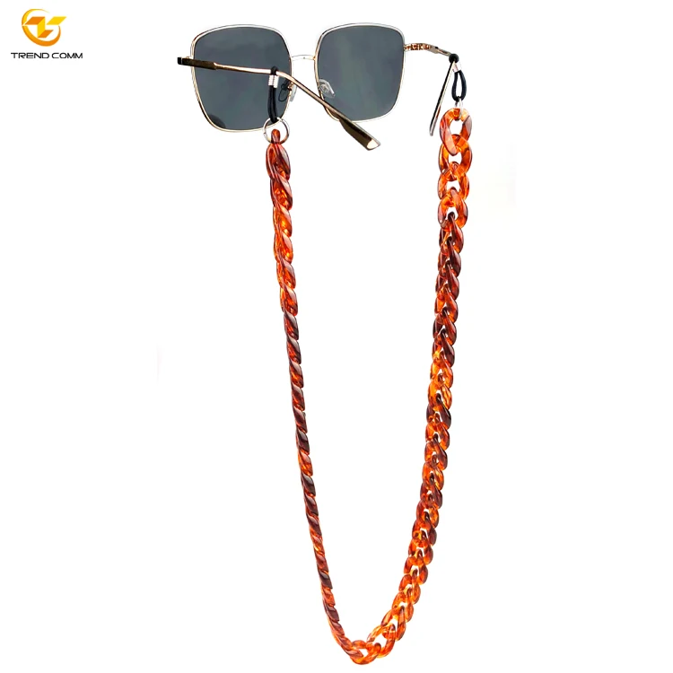 

Removable Luxury Glasses Retainer Strong Acrylic Eyeglasses Holder Necklace Strap
