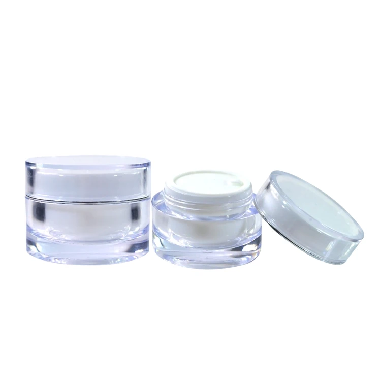 
Chengjin Luxury acrylic 5g 15g 30g Cosmetics plastic cream jar 