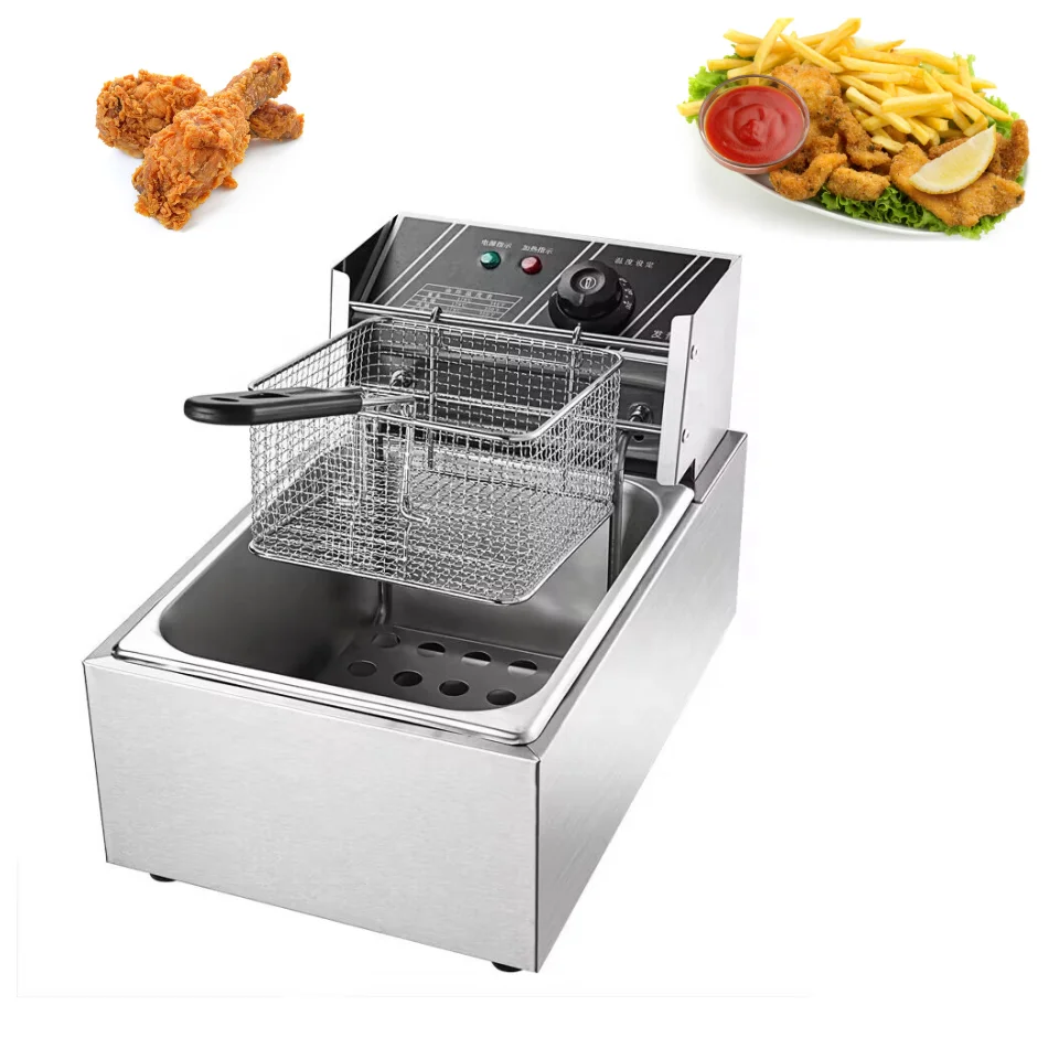 

Hot Selling Commercial Electric Single Tank Design Fries Frying Machine Deep Fat Fryer