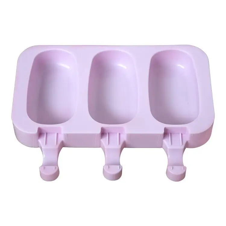 

New design food grade silicone popsicle mold for ice cream, Purple